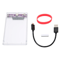 Miniatyrbillede 2 af 8: 2,5 tommer Ekstern Harddisk Kabinet Støtter Maksimalt 2TB 10Gbps Klar HDD Kabinet 2,5 Type C til 2,5 tommer SATA HDD SSD