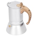 Miniatyrbilde 6 av 8: 150 ml Kaffebrygger Moka Pot Kaffebrenner i rustfritt stål Induksjonskomfyr Hjemmetilbehør