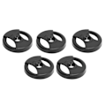 Miniatyrbillede 4 af 8: 5 stk Plastplader Adapter 45RPM Pladespiller Adapter Grammofon Tilbehør Sort 1L50