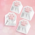 Miniatyrbilde 5 av 8: 4 stk Cat Claw Keycap Myk silikon Ergonomisk design Universal Custom Gaming Keycaps Mekaniske Keycaps