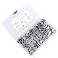 Miniatyrbild 1 av 7: 225st M1.2 M1.5 M2 M2.5 M3 M4 M5 Crimping Loop Sleeve M2 M3 Vajer Fingerborg
