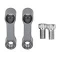 Miniatyrbillede 1 af 8: 10mm Spejlforhøjere Forlængere Aluminium Legering Spacere Forlængelsesadapter Sæt til F900XR F900R S1000XR S1000R Grå