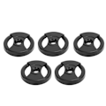 Miniatyrbillede 2 af 8: 5 stk Plastplader Adapter 45RPM Pladespiller Adapter Grammofon Tilbehør Sort 1L50