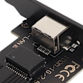 Miniatyrbillede 3 af 8: PCIe Netværkskort 10/100/1000/2500Mbps Guldbelagt Pin Aluminium Legering Gigabit Ethernet Kort til Desktop Gaming Server