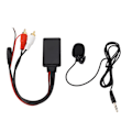 Pikkukuva 5 / 8: Bluetooth AUX -moduuli 2 RCA -kaapelisovitin handsfree-mikrofonilla Alpine for Pioneer -laitteille