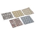 Miniatyrbillede 5 af 7: 5 stk Leopardprint stofstykker 5 farver Lugtfri blød leopardprint Quilt Patch stof