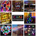 Miniatyrbillede 8 af 8: 20 stk LED-pære Farve B22 3W Ækvivalent 30W 240LM B22 Bajonetlamper Garland Farve LED Multifarvede lamper til Hjem Bar Fest