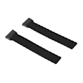 Miniatyrbillede 2 af 8: 2 stk Silikon Magnetisk Urrem Justerbar Rem til Redmi Smart Wearable Tilbehør Sort