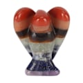 Miniatyrbillede 2 af 7: Krystalengelfigurer Held & Lykke Håndpolerede Jade Sten Beskyttelsesengelfigurer til Healing Meditation