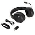 Miniatyrbilde 2 av 8: Bluetooth Gaming Headset Multifunksjon RGB Kule Lys Lav Latens Støyreduserende 2.4G Trådløst Stereoheadset