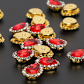 Pikkukuva 7 / 8: 100 kpl 10 mm DIY ommeltavat pisaranmuotoiset strassit Flatback Crystal jalokivet vaatteille Asusteet Mekko
