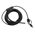 Miniatyrbillede 2 af 8: Endoskop 5,5 mm 3 i 1 USB Borescope Kamera IP67 Vandafvisende til Inspektion Vedligeholdelse 5m / 16,4ft