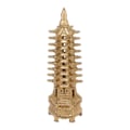Miniatyrbillede 1 af 7: Wenchang Tower Statue 9 Nivåer Mini Pagoda Messing Hjemindretning Feng Shui Ornament til skrivebord