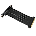 Pikkukuva 7 / 8: PCIE 4.0 X16 Nouseutinkaapeli Näytönohjaimen jatkokaapeli 90 asteen korkea nopeus GPU-sovitinkaapeli musta