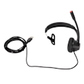Miniatyrbillede 2 af 8: Enkelt øretelefonheadset USB Business Headset med støjreducerende mikrofon til Call Center