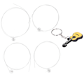 Miniatyrbillede 7 af 8: 4 stk. Milky Stringed Instrument Reservedele til Guitar Ukulele Universal Milky Carbon String Set