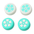 Miniatyrbild 2 av 8: 4st Tumgreppslock för Switch Soft Silikon Förhindra glidning Joystick Caps Tumstick Caps för Switch Lite Blue