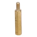 Miniatyrbilde 7 av 7: Standoff messingkobling M3 enkelhode sekskantsmutter Erstatningssatser for PCB Board M3 x 20 50 stk