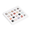 Miniatyrbilde 5 av 8: 20 sorter krystaller edelstener pynt fargerike helbredende chakra edelstener for barn Lærere Samlere
