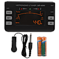 Miniatyrbild 1 av 8: Metronomtuner Elektriskt LCD-instrument 3 pickuplägen för gitarr violinsaxofonMT‑40W blåsinstrument