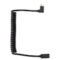 Pikkukuva 3 / 8: USB C -kaapeli USB C naar USB C uros 4K 60Hz 3A Nopea lataus 10Gbps 1,2m kierrejousi USB C virtakaapeli naaras pää uros sivutaivutus