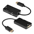 Miniatyrbild 6 av 8: 3-i-1 Adapter Displayport till HDMI/VGA/DVI Multifunktionell Högupplöst Konverteringskabel