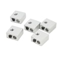 Miniatyrbillede 7 af 8: 15 stk 3D-printer Hotend Kit Rustfrit stålrør Messingdyse Varmeblok 3D-printer Hotend dele til Makerbot