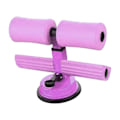 Miniatyrbillede 4 af 8: Sit Up Bar Gulv Metal Dobbeltstang Bærbar Sit Up Assistent Enhed med Sugeskål til Fitness Træning Abdominal Muskler Fuld Krops Træning Lilla