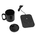 Miniatyrbild 1 av 8: Smart Mug Warmer 3 Gears Control USB-driven Värmeunderlägg Mjölkkopp Isolering Varmare Svart