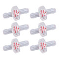 Miniatyrbillede 3 af 8: 10 stk. backventil 1-vejs PP plastslange Vandstop membran hul til luftindtagning 5 mm transparent