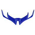 Miniatyrbillede 1 af 8: Forreste Kåpe Aerodynamisk Winglet Wing Cover Tilbehør Passer til Yamaha R15 V3 2017-2020 Blå