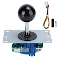 Miniatyrbild 1 av 8: Fighting Machine Arcade Game Console Joystick High Sensitivity No Delay Gamepad Tillbehör Svart