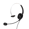 Miniatyrbild 4 av 8: Call Center Headset Mono Noise Canceling Dubbel 3,5 mm plugg Computer On Ear-hörlurar för onlinekurser Call Centers
