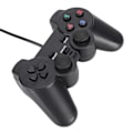 Miniatyrbillede 2 af 8: Spilkonsol med kabelforbundet USB-controller med dobbelt vibration til joystick til bærbar computer