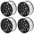Pikkukuva 3 / 8: 4 kpl 1,55 tuuman RC-vanteet Universal RC-vanteet Axial AX90069 Crawlers Black