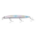 Miniatyrbillede 5 af 8: Anti-korrosion Minnow Lure 3D Øjne Fiske Hard Bait Fiskeredskab med 3 skarpe kroge Nr. 3