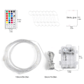 Miniatyrbillede 5 af 8: LED Basketball Hoop Lys med Fjernbetjening Basketball Ring LED Lys 4 Tilstande 16 Farver Vandafvisende til Træning Spil Udendørs om Natten