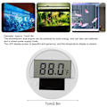 Miniatyrbild 7 av 8: Fisktanktermometer Extern LED-akvarium Högprecisionstemperaturmätare Sänder solenergi digital display
