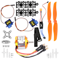 Miniatyrbild 4 av 8: RC Fjärrkontroll Flygplan 2212 KV2200 Motor 6035 Propeller Servo 30A ESC XT60 Set