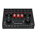 Miniatyrbillede 5 af 8: Bluetooth Live Lydkort 8 Tilstande Stemmeomformer Lydmixerkort med 16 Lydeffekter til Karaoke Live Streaming Sort