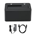 Miniatyrbilde 1 av 8: Harddisk-dokkestasjon 5 Gbps USB 3.0 til SATA LED-indikator HDD-dokkestasjon for 8 TB 2,5 tommer 3,5 tommer HDD 100‑240V EU-plugg