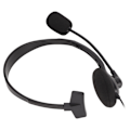 Miniatyrbillede 8 af 8: S480 Telefon Headset 3,5 mm Stik Brusreduktion Justerbar Single Ear Kundeservice Headset til computere Sort