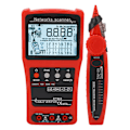 Miniatyrbilde 2 av 8: Multifunksjonell kabelsporer CAT5 CAT6 nettverkskabeltester Line Finder Digital kretsanalysator med batteri