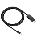 Pikkukuva 7 / 8: Uros-uros adapterikaapeli Mini DP HDMI Video Tietokone TV-tarvikkeet B0203 Musta
