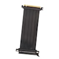 Pikkukuva 7 / 8: PCIE 4.0 X16 jatkokaapeli, korkea suojaus, 180 asteen joustava PCIE 4.0 jatkokaapeli näytönohjaimelle, musta, 40 cm / 15,7 tuumaa
