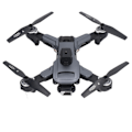 Miniatyrbilde 8 av 8: 4K drone plast elektroniske komponenter Sølvgrå ESC dobbelt kameraer Foldbar optisk flytposisjonering UAV for over 14
