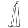 Miniatyrbillede 3 af 7: Bærbar computerstand Ergonomisk design Aluminiumlegering Skridsikker blød silikone bærbar computerholder til enhed under 17 tommer Grå fri størrelse