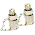 Miniatyrbillede 6 af 7: 2 stk Hydraulisk testadapter Højtryks slangetilslutning Målepunktforbindelsesværktøj M10 x 1-M12 x 1,25