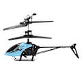 Miniatyrbild 6 av 8: Fjärrkontroll Antifall utomhusflygande Flygplan Laddning Fjärrkontroll Helikopterleksaksmodell (blå)