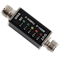 Miniatyrbild 3 av 8: 5-100W Standing Wave Meter Mini Shortwave LED-indikator SWR-mätare för antennradio